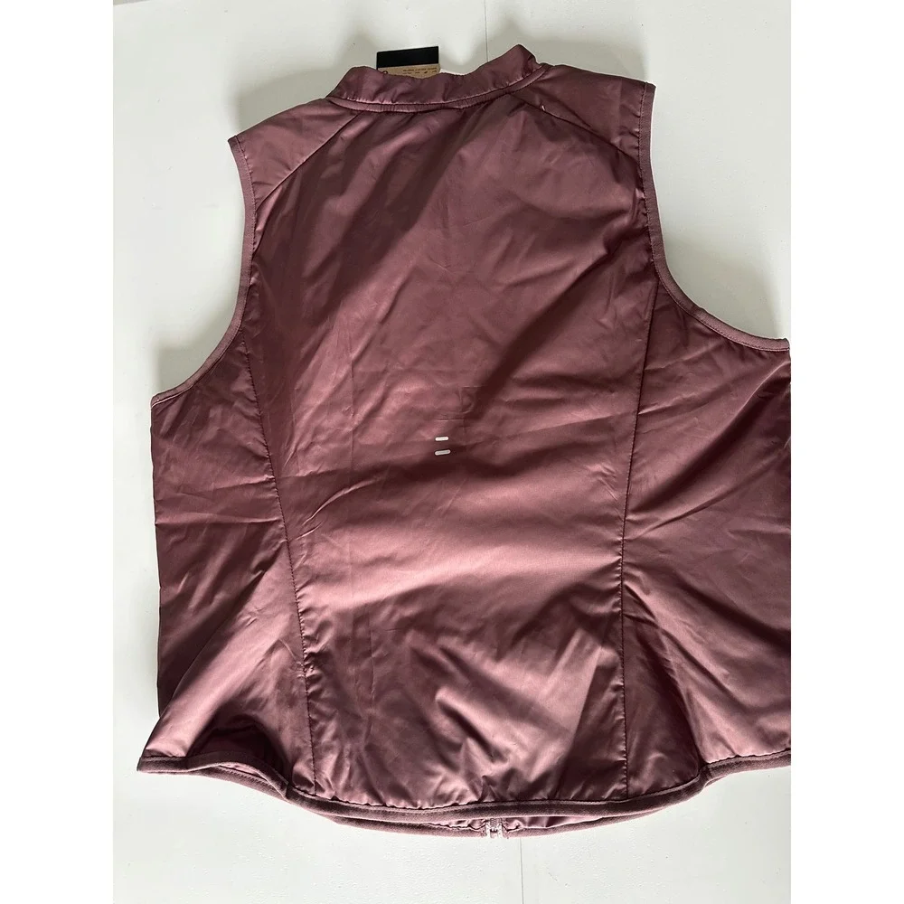Nike Tempo Repel Running Vest Womens Large Mauve Purple Synthetic Fill Puffer L